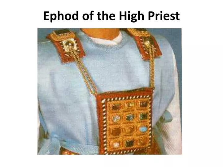 ephod of the high priest