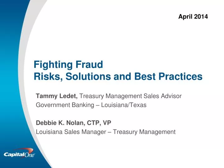 fighting fraud risks solutions and best practices