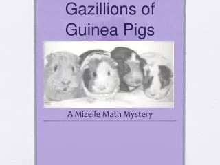 Gazillions of Guinea Pigs