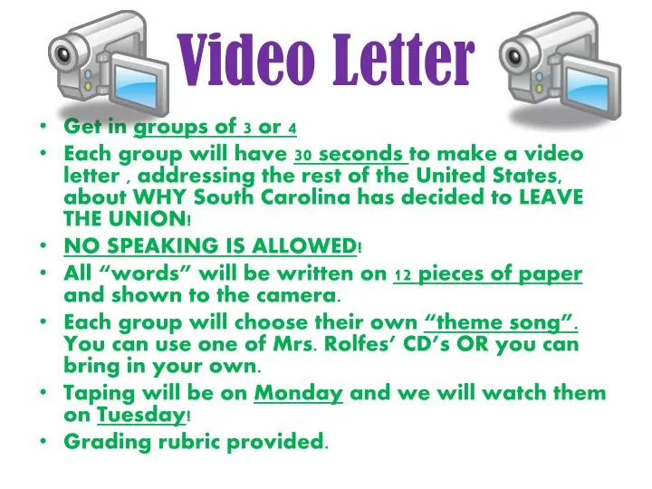 video letter