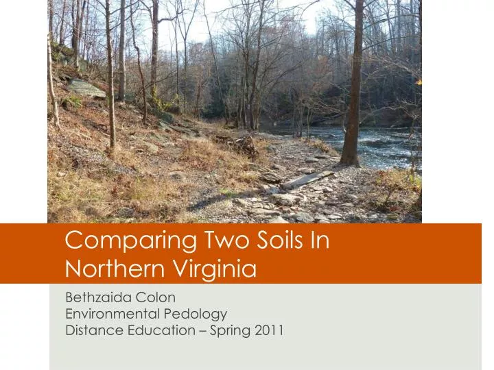comparing two soils in northern virginia