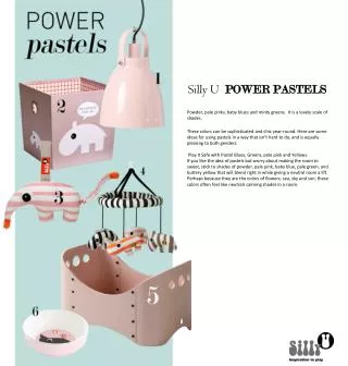 Silly U POWER PASTELS