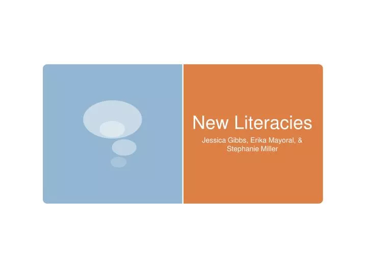 new literacies