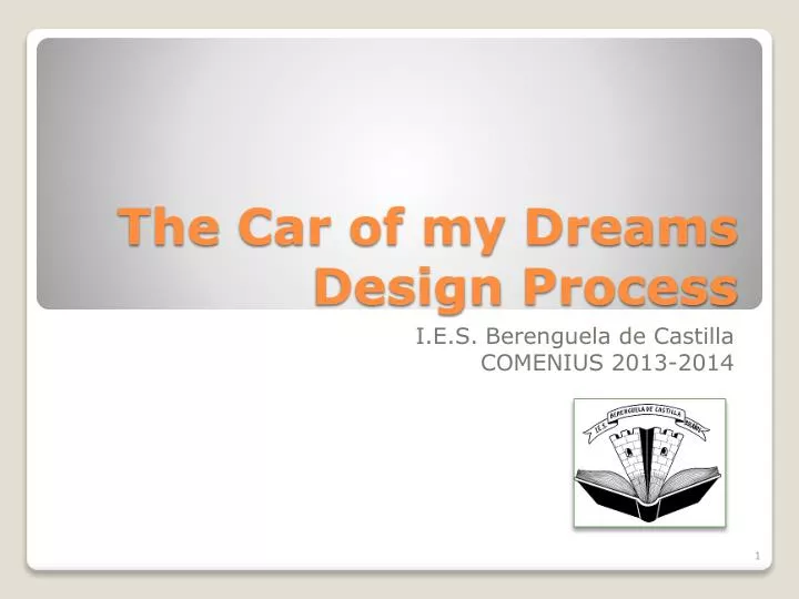 the car of my dreams design process