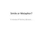 Simile or Metaphor? - slide 1