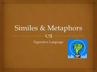 similes metaphors