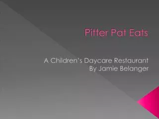 Pitter Pat Eats