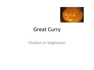 Great Curry
