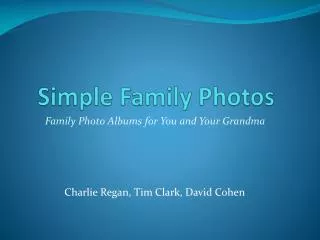Simple Family Photos