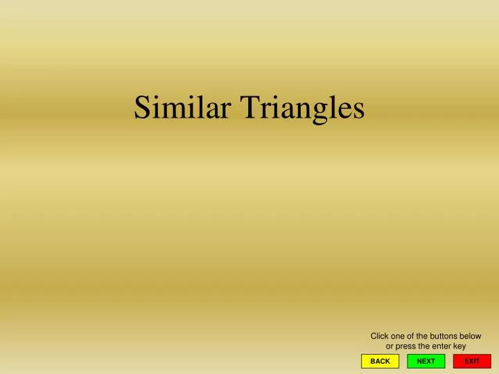 Ppt Similar Triangles Powerpoint Presentation Free Download Id2597570