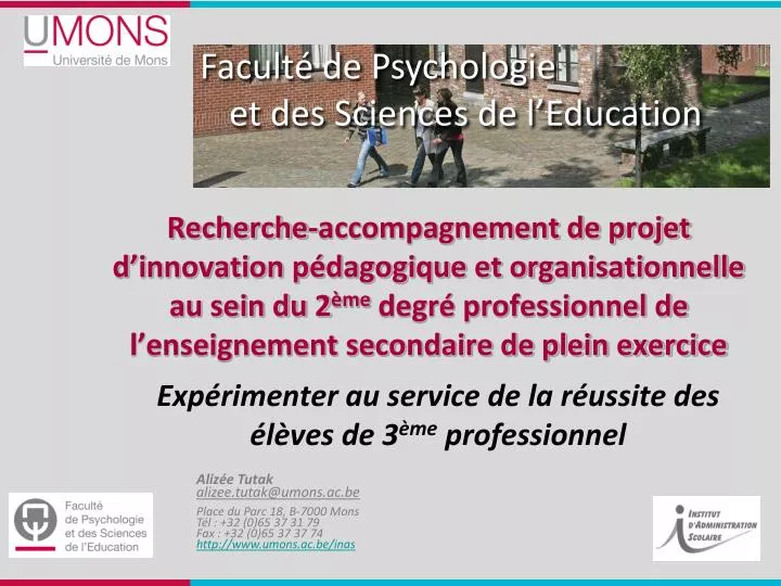 PPT - Expérimenter Au Service De La Réussite Des élèves De 3 ème ...