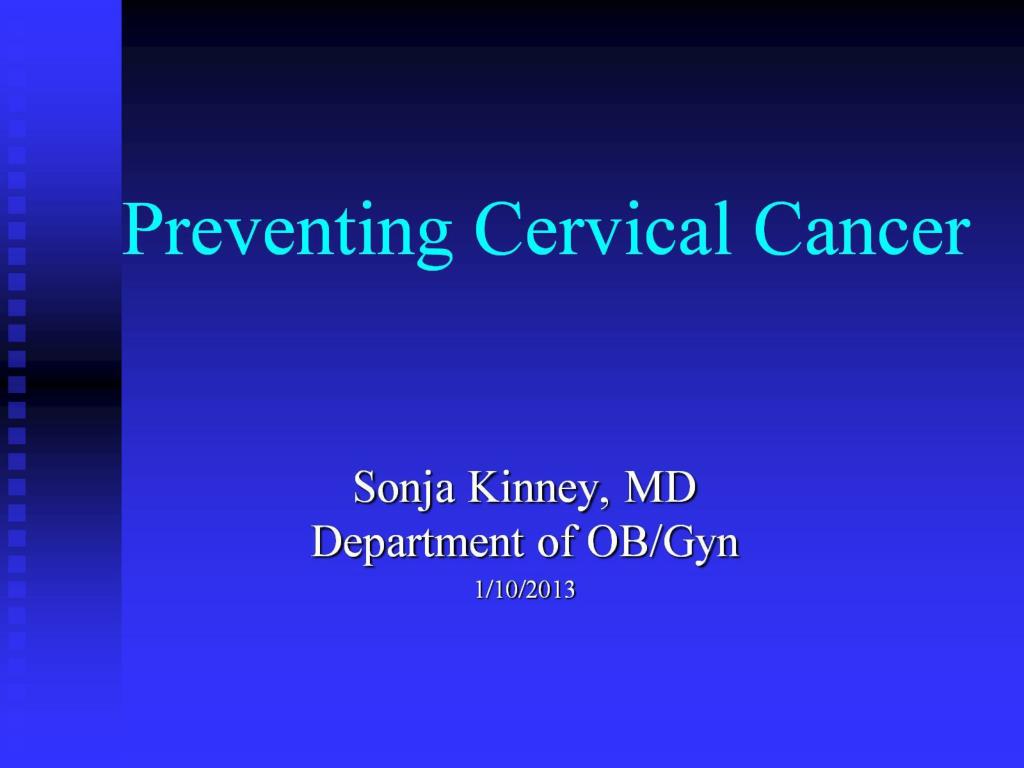 PPT - Preventing Cervical Cancer PowerPoint Presentation, free download ...
