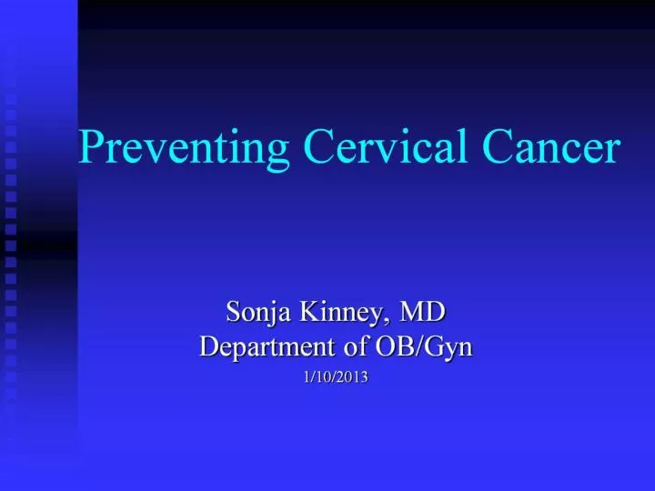 preventing cervical cancer