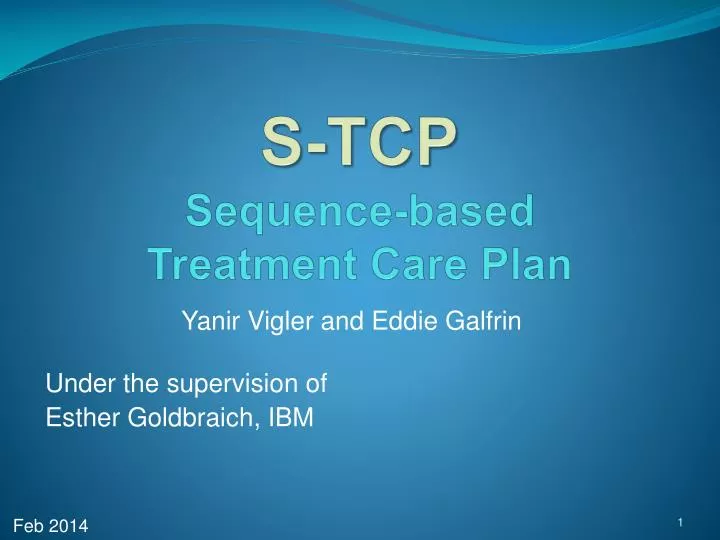 sequence based treatment care plan
