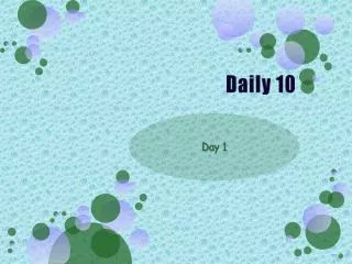 Daily 10
