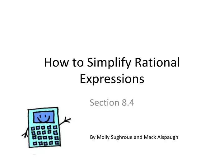 how to simplify rational expressions