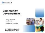 Community Development - slide 1