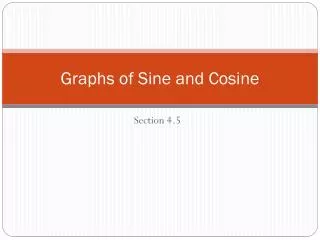 graphs of sine and cosine