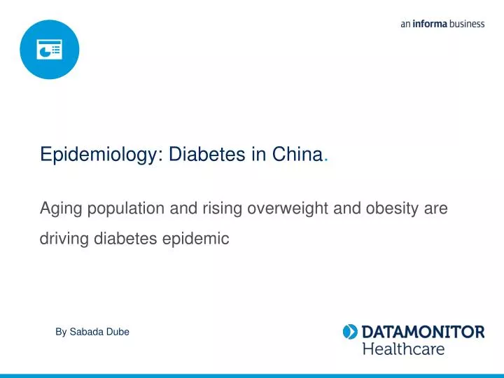 epidemiology diabetes in china