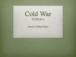 Cold War VUS13c-e