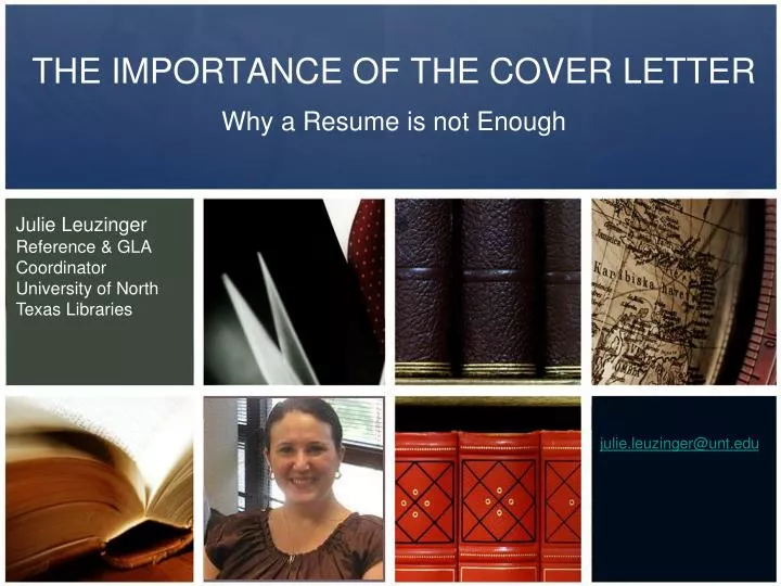 the importance of the cover letter