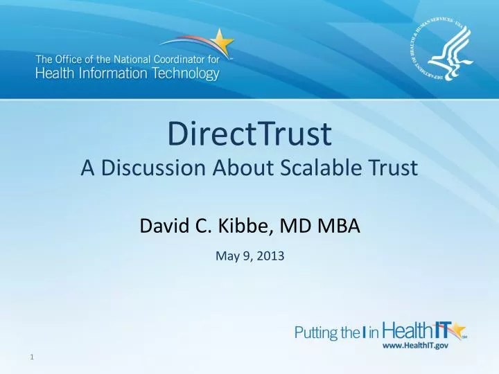 directtrust a discussion about scalable trust