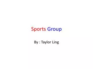Sports Group