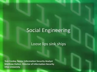 Social Engineering