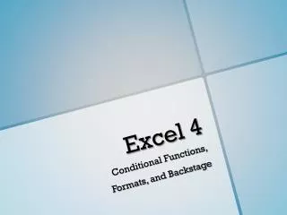 Excel 4