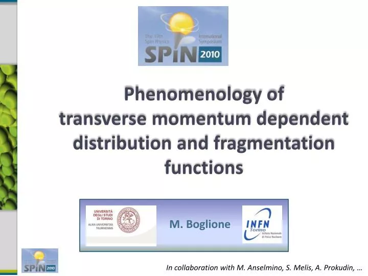 phenomenology of transverse momentum dependent distribution and fragmentation functions