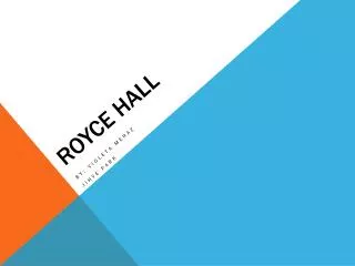 Royce hall