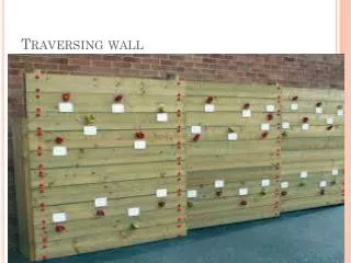 Traversing wall