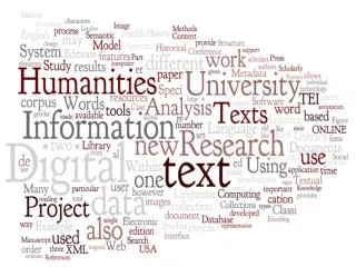 Digital Humanities-Library Partnerships: Research Collaborations for Innovative Scholarship