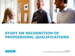 Study on recognition of Professional Qualifications
