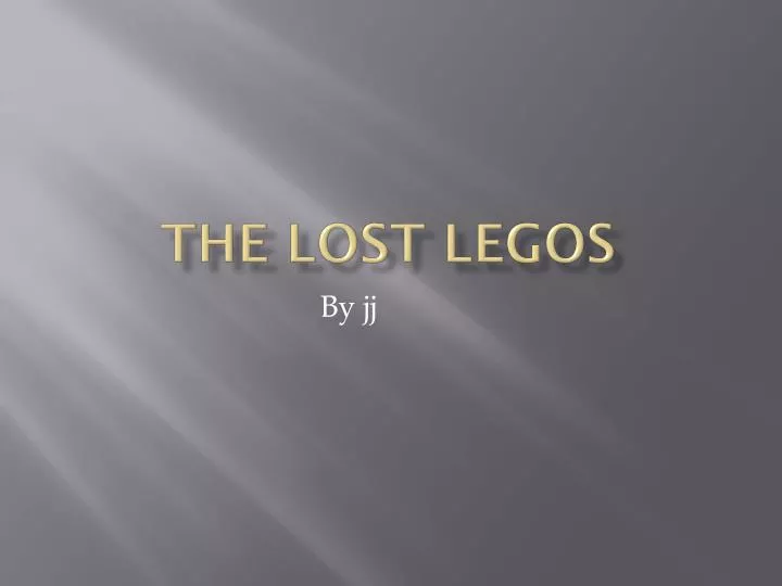 the lost legos
