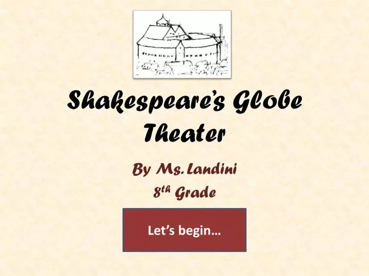 shakespeare s globe theater