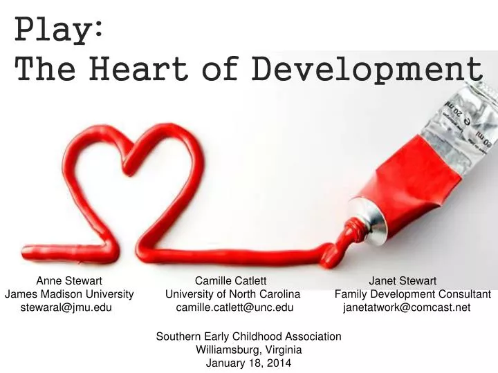 play the heart of development