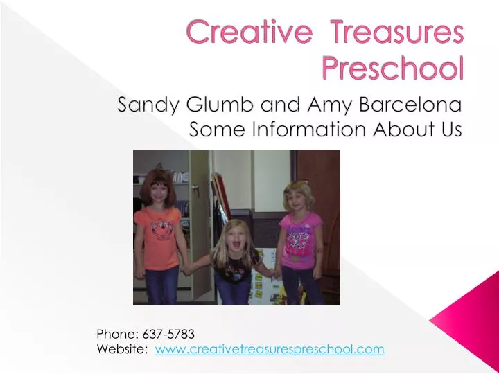 creative treasures preschool