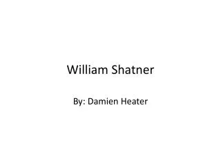 William Shatner