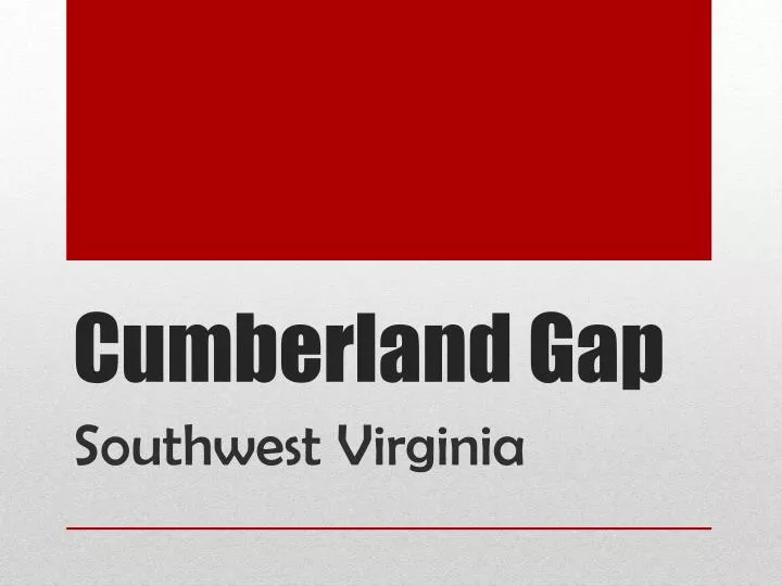 cumberland gap