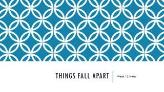 things fall apart