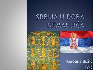 Srbija u doba nemanji ća