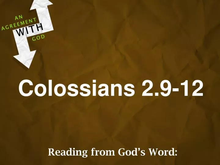 colossians 2 9 12