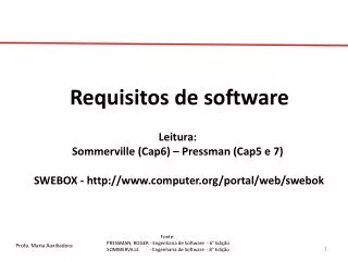 requisitos de software