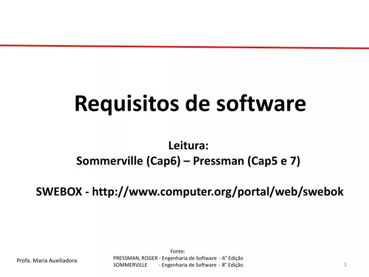 requisitos de software
