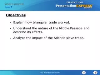 Explain how triangular trade worked.