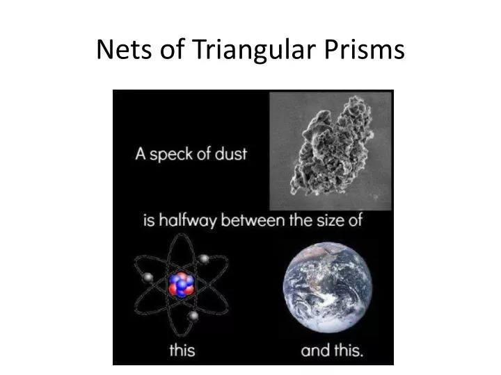 nets of triangular prisms