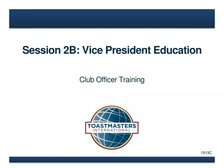 session 2b vice president education