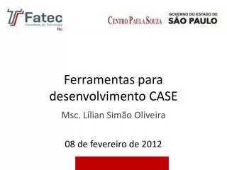 ferramentas para desenvolvimento case