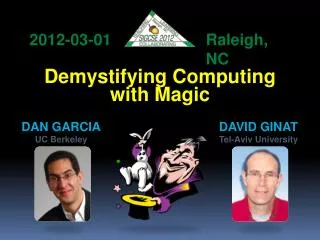 Demystifying Computing with Magic